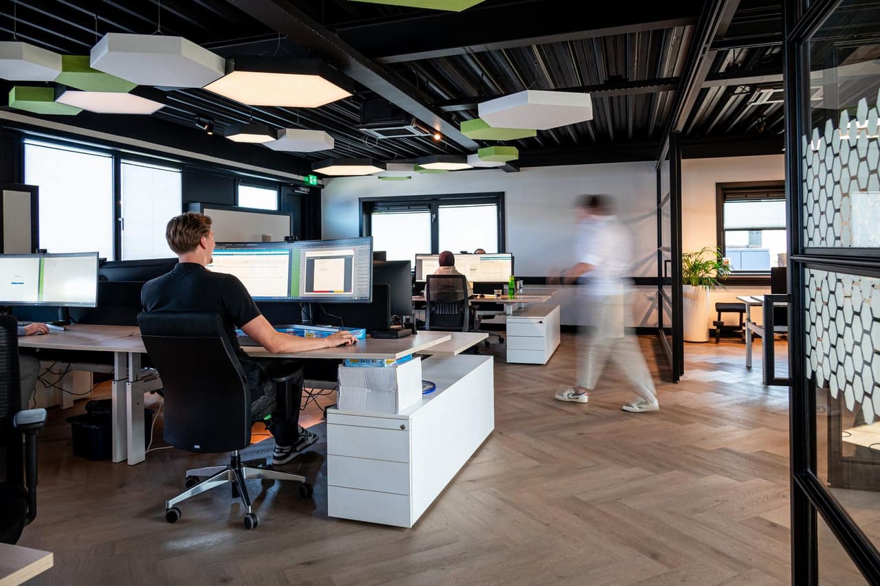 Het team van iQOUNT aan het werk in Harderwijk